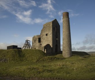 Magpie Mine, near Sheldon, is one of the most iconic lead mining sites in the Peak District with a long and rich history.  This 19th century Cornish pumping engine house is  prominent local landmark. | © John Barnatt