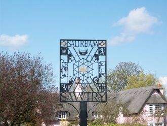 Sawtry Village Sign