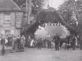 The Bell at Barnet Gate where the medieval manor courts were held.