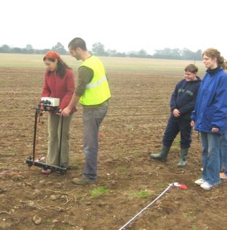 Archaeological fieldwork at  Copston Lodge Farm, Wolvey looking for Copston Parva, a deserted medieval settlement.