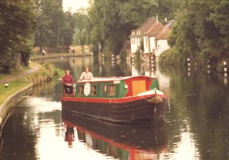 Canal boat at Ware