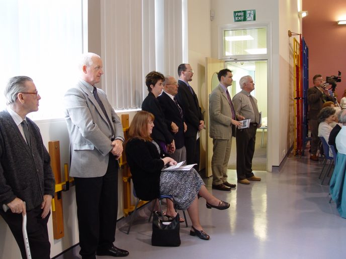 Standing Room Only!! (L-R Cliff Edwards, David Harries, Eira, Joanna Daniel, Ken L. James, Unknown, Paul Booth BA (Hons), NPQH, Trevor John.