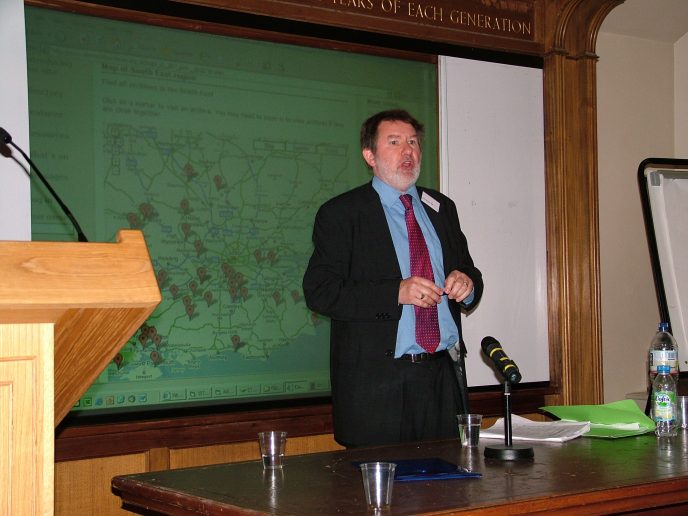 David Mander spoke about the future of CAHG