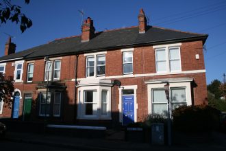 Typical of houses in the area, these two houses were used from 1901 to the 1950s as childrens' homes - part of the Scattered Homes system