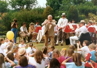 Johnny Morris at the 1990 Aldbourne Festival