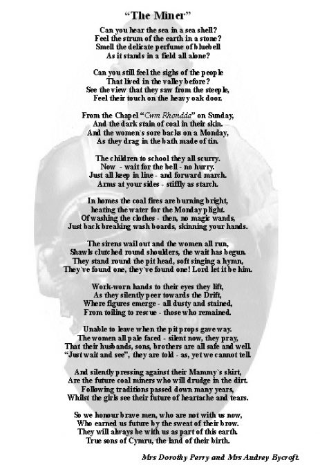 The Miners Poem