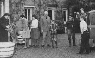 Children arriving in at their new home