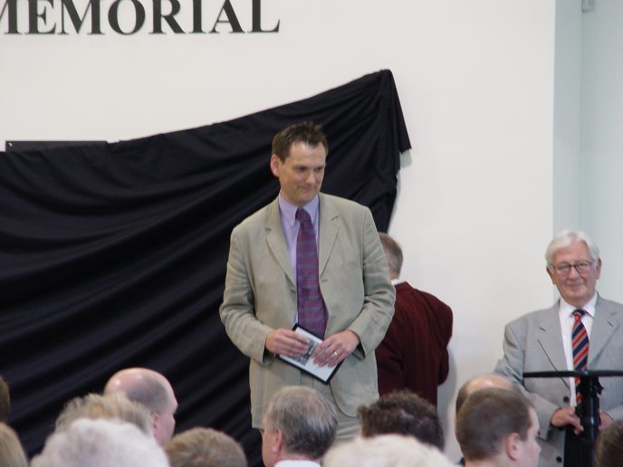 Paul Booth, BA (Hons), NPQH, Head teacher of Ogmore Vale Primary School, a keen supporter of the Society, starts the proceedings.