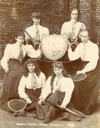 The tennis team in 1899