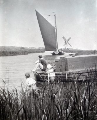 Bathing in The Broads 1911 Ludham