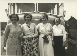 Works outing to Scarborough, 1949