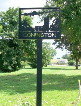 Conington Village Sign