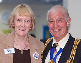 Volunteer Jennifer Drury won a national Silver Surfer of the Year award in 2006