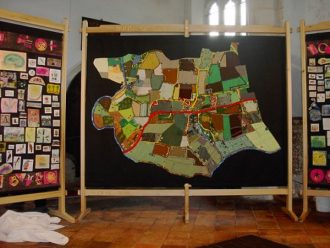 The Map in St Catherine's church