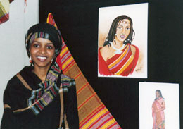 In 2003, project staff worked with Esmahan Abdalla to produce a film about her experiences of coming to Northampton from Somalia. The film formed part of an exhibition, inspired by this work.