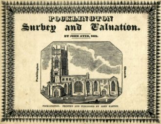 1824survey 1824 Survey of Pocklington