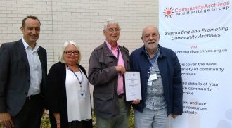 Braunstone Heritage Archive Group winners of the Gathering and Preserving Heritage award 