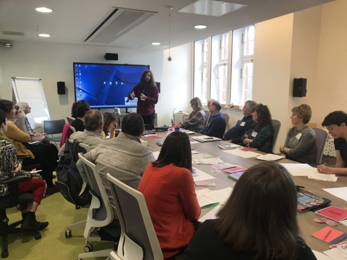 February 2020's Scottish Council on Archives training session. | Image supplied by Audrey Wilson