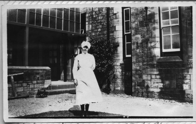 Elizabeth Parkinson, Senior Nurse (Sister) on Rodgett Infirmary at the Royal Albert Institution 1929 | Image courtesy of Lancashire Learning Disability Institutions, and Mrs Maureen Gerrard