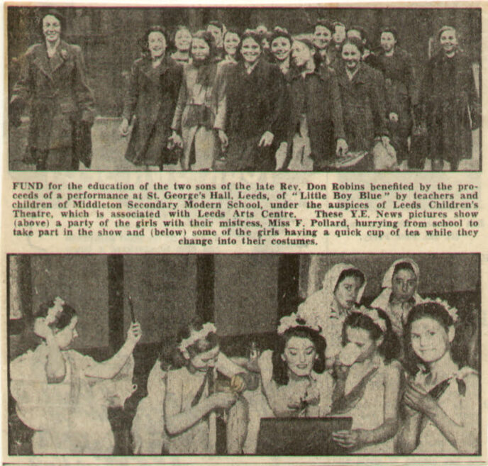 Leeds Children's Theatre Archive | Image courtesy of Leeds Children's Theatre Archive